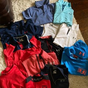 Boys Under Armour shirts